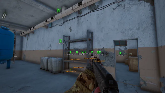 Deadside cheats ESP overlay during combat on Windows PC